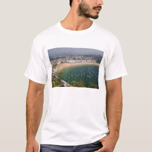 San Sebastian, Spanien. Die baskische Stadt San T-Shirt
