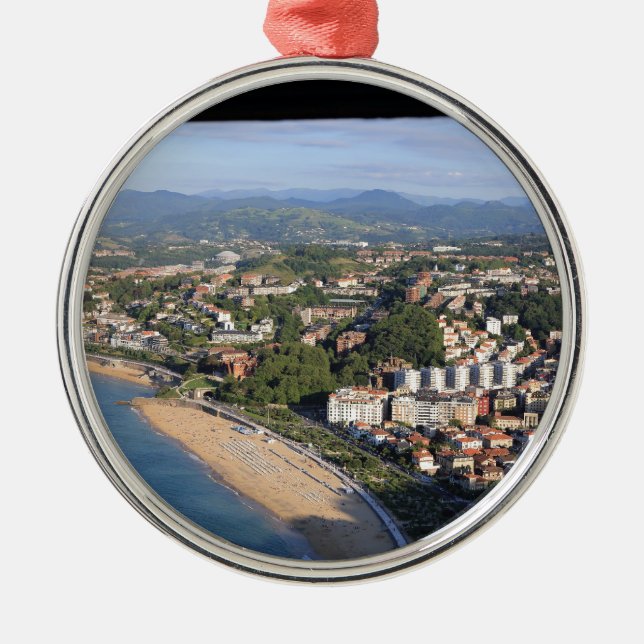 San Sebastian Spanien Ornament Aus Metall (Vorne)