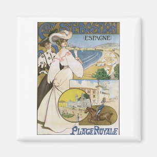 San Sebastian Spanien Place Royale Magnet