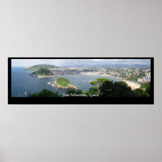 San Sebastian, Spanien Poster