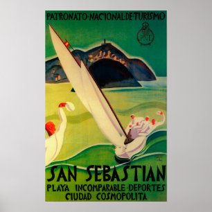 San Sebastian Vintages Poster Europa
