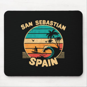 San Sestian Spanien Stadt Pionier In Sachen Surfwe Mousepad
