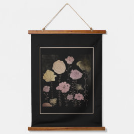 San Telmo Flowers Wandteppich Mit Holzrahmen