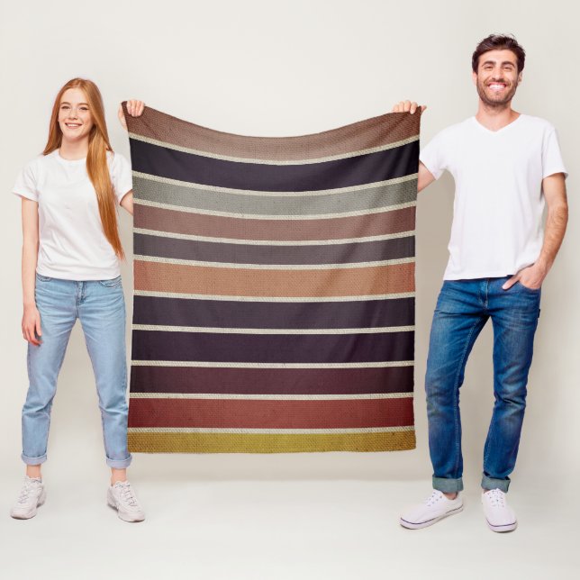 San Telmo Streifen Fleecedecke (Beispiel)