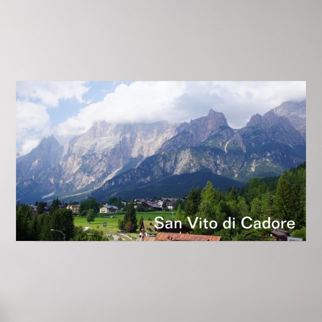 San Vito di Cadore Italien Poster (Vorne)