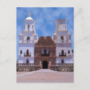 San Xavier del Bac Mission - Tucson, AZ Postkarte