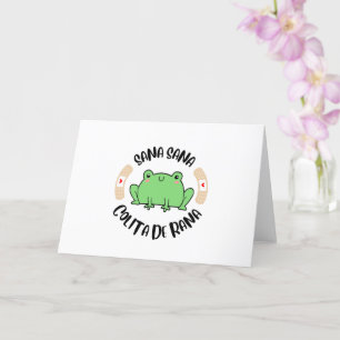 Sana Sala Colita De Rana, Spanisch Karte