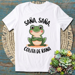 Sana Sana Colita de Rana Funny Healing Sprichwort Tri-Blend Shirt