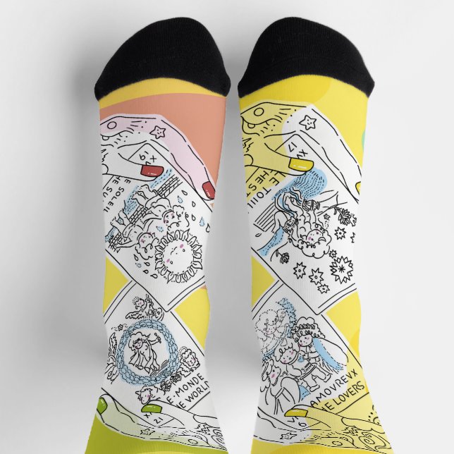 Sana Tarot  Socken (Oben)