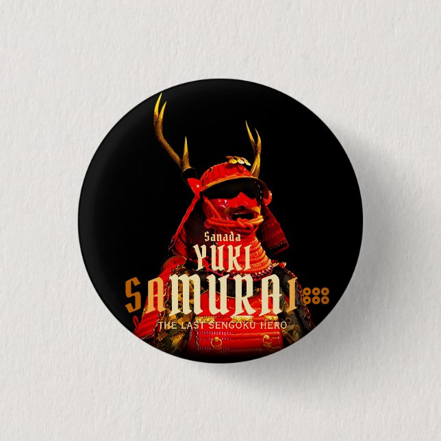 SANADA YUKIMURA (Normale Version) Button (Vorderseite)
