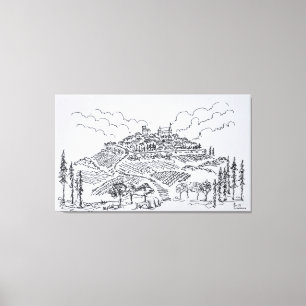 Sancerre   Loire Valley, Frankreich Leinwanddruck