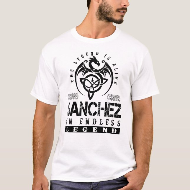 SANCHEZ Legend is Alive T-Shirt (Vorderseite)