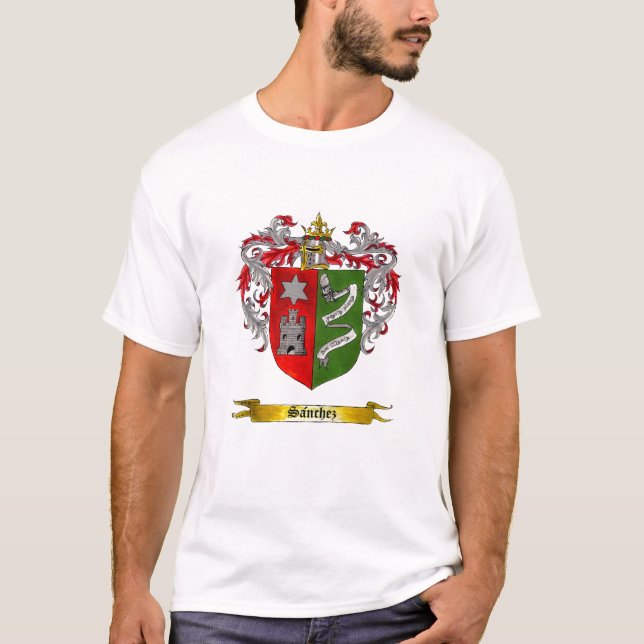 Sanchez-Schild der Arme (Castilian) T-Shirt (Vorderseite)