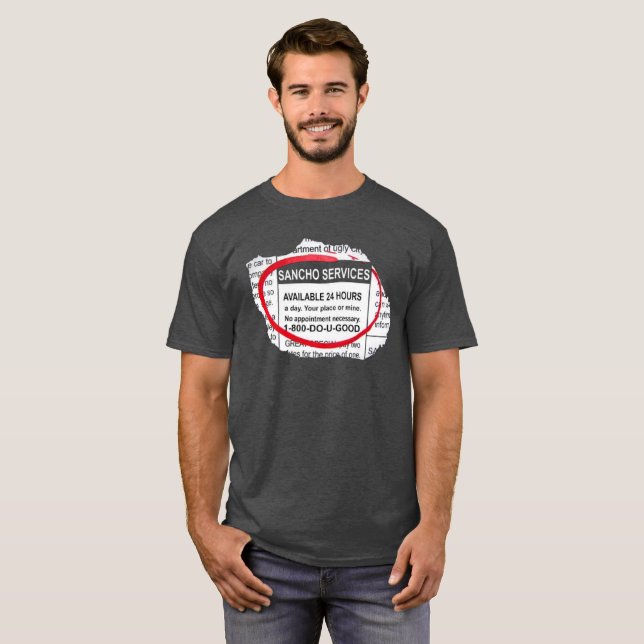 Sancho Anzeigen-T - Shirt (Vorne ganz)