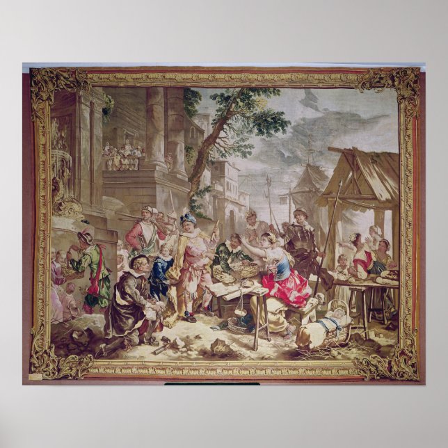 Sancho Panza und der Nut Seller Poster (Vorne)