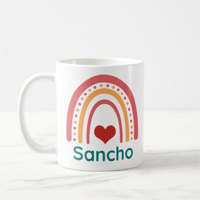 Sancho Vintag Boho Rainbow Kaffeetasse (Links)