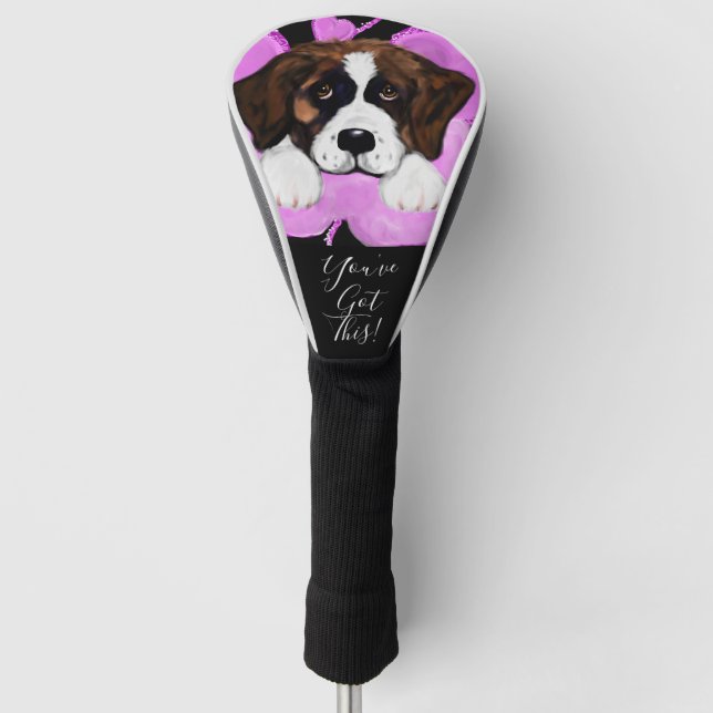 SANCT-BERNARD-HUND  GOLF HEADCOVER (Vorderseite)