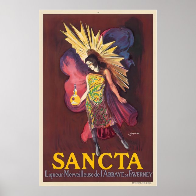 Sancta Liqueur Merveilleuse from Faverney Abbey Poster (Vorne)