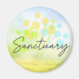 Sanctuary Round Magnet