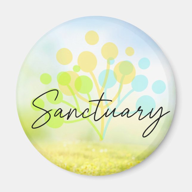 Sanctuary Round Magnet (Vorne)