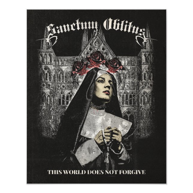 Sanctum Oblitus - Gothic Streetwear Design Fotodruck (Vorne)
