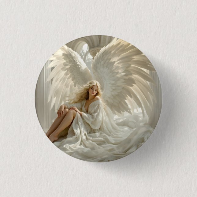 Sanctum of Wings - Engel in den Hallen des Lichts Button (Vorderseite)