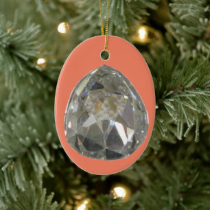 Sancy Diamond - Diamant Keramik Ornament