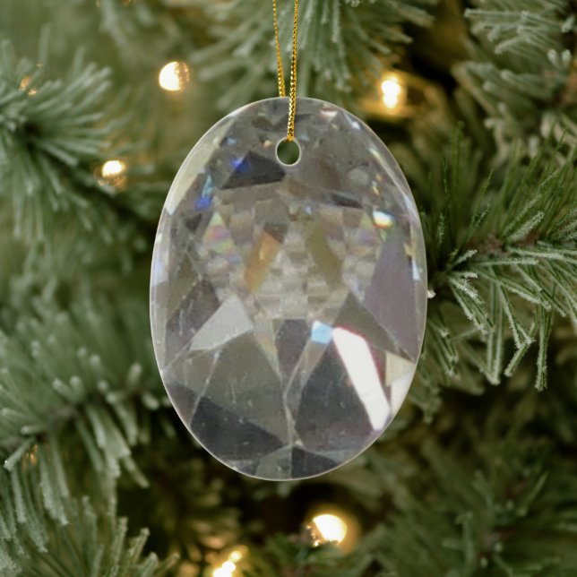 Sancy Diamond – Diamant Keramik Ornament (Baum)