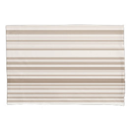  Sand and White Linen Stripes Kissenbezug