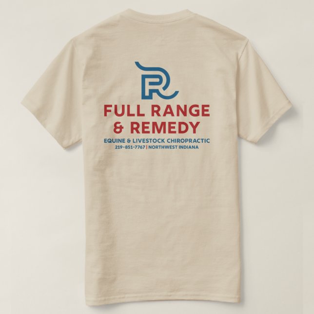 Sand Animal Chiro T - Shirt (Design Rückseite)