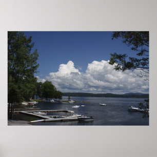 Sand Bar Marina, Lake Champlain Poster
