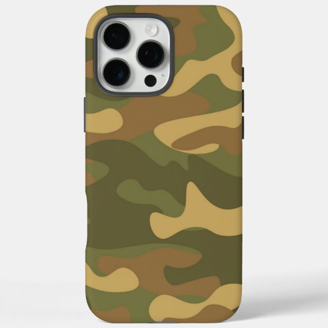 Sand Brown Camouflage Case-Mate iPhone Hülle (Rückseite)