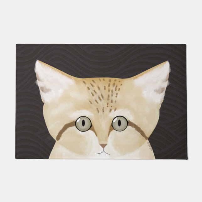 Sand Cat Doormat Fußmatte (Vorderseite)