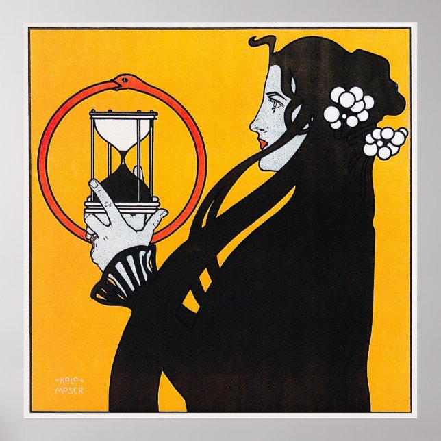 Sand Dial - Vintage Jugendstil-Printwerbung Poster (Vorne)