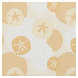 Sand-Dollar-Abstraktes Küstenmuster Stoff