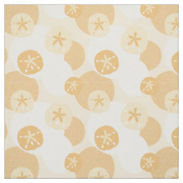 Sand-Dollar-Abstraktes Küstenmuster Stoff