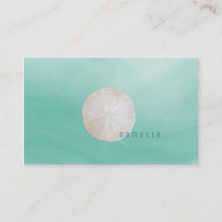 Sand-Dollar-Aquarell-Visitenkarte Visitenkarte