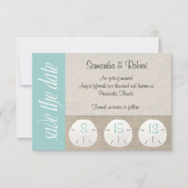Sand Dollar Beach Hochzeit Save the Date