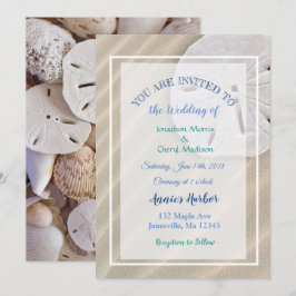 Sand Dollar Beach Hochzeitseinladungen Einladung