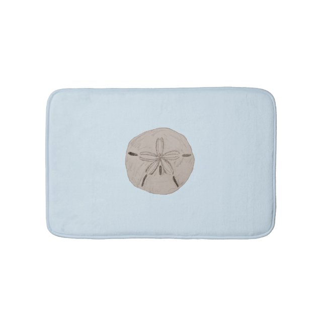 Sand Dollar Beach House Bath Mat Badematte (Vorderseite)