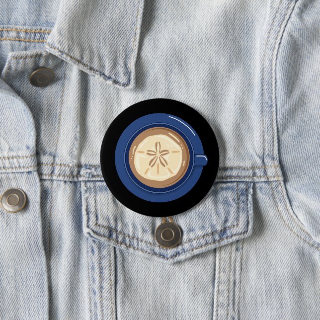 Sand-Dollar-Caffè Latte Button (Beispiel)