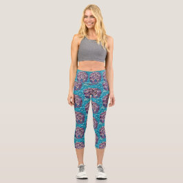 Sand Dollar Capri Leggings