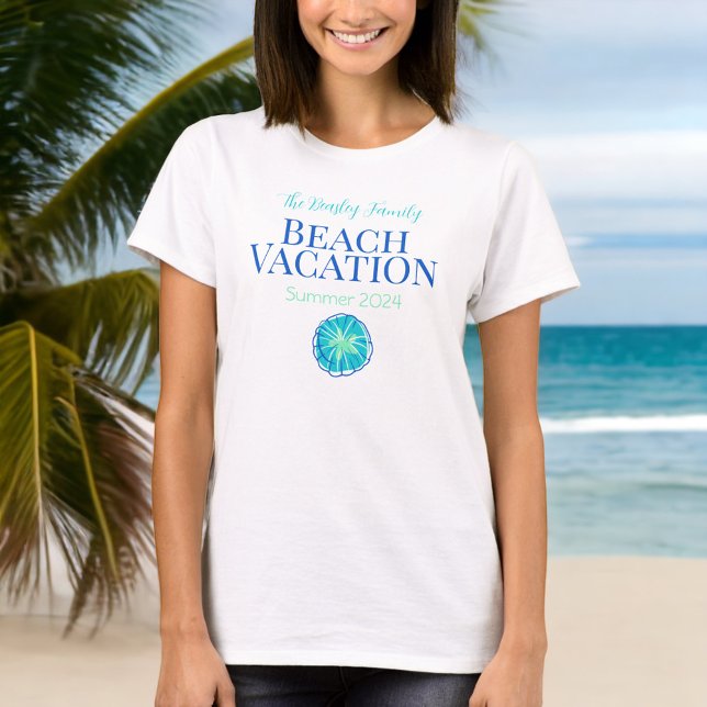 Sand Dollar Custom Beach Cruise Wiedersehen Vacati T-Shirt (Von Creator hochgeladen)