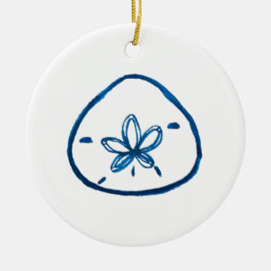 Sand-Dollar-Dekoration Keramik Ornament