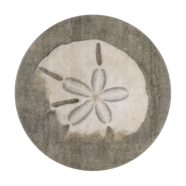 Sand-Dollar (Echinarachnius parma) Schneidebrett (Vorderseite)
