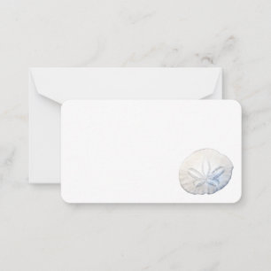 Sand Dollar Foto Flat Mitteilungskarten