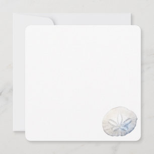 Sand Dollar Foto Flat Mitteilungskarten