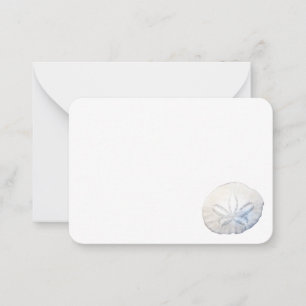 Sand Dollar Foto Flat Mitteilungskarten