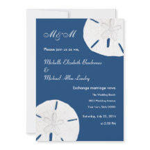 Sand Dollar Hochzeit Monaco Blauer Hochzeitsfeier