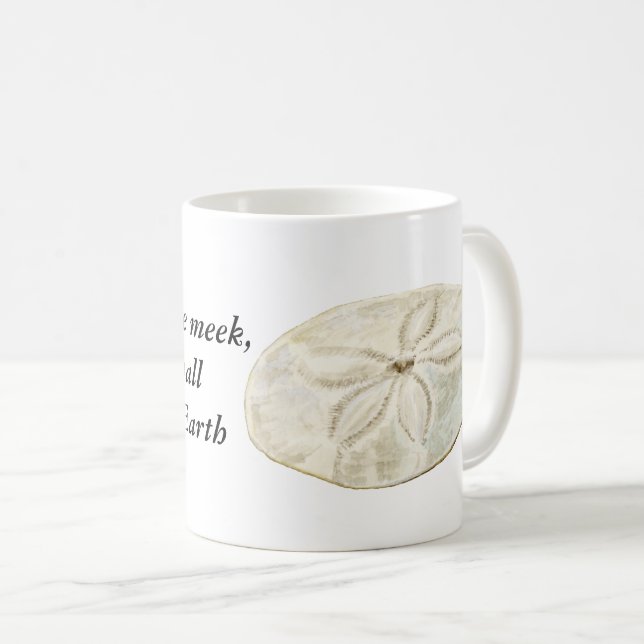 Sand Dollar Kaffeetasse (VorderseiteRechts)